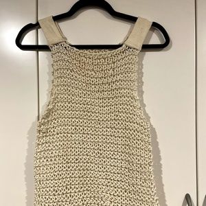 Vintage Chain Knit Tank Top